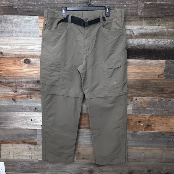 The North Face Men's Paramount Trail Convertible Cargo Pants Khaki Green Size XL - Picture 1 of 10